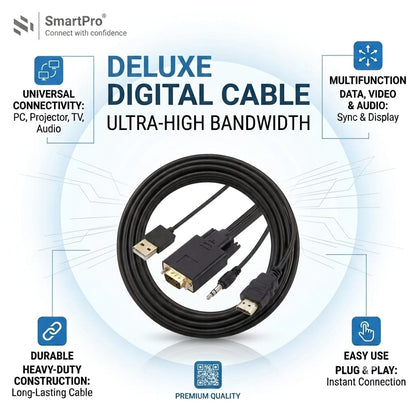 SMART PRO VGA TO HDMI CABLE