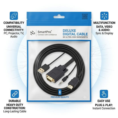 SMART PRO VGA TO HDMI CABLE