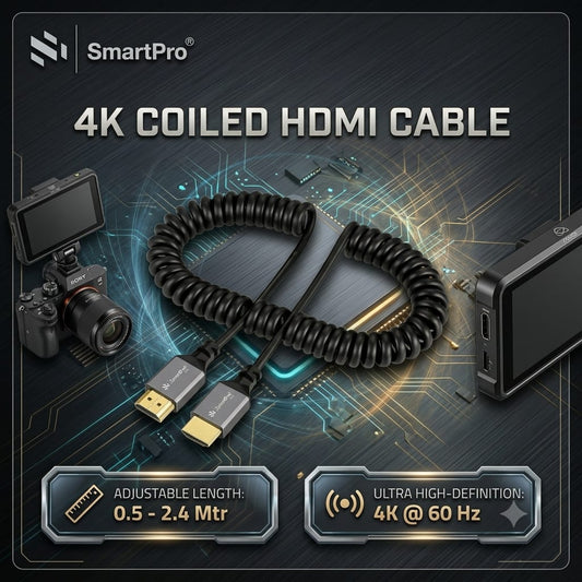 SMART PRO 4K 60Hz COILED HDMI CABLE