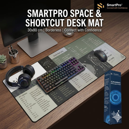 SMART PRO BOX PACKING WITH BORDER  MOUSE PAD (CREATIVE) 300*800*02 BIG