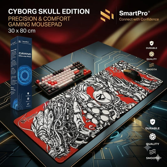 SmartPro Box Packing Border Stitched Gaming Mouse Pad (Dragon Printed) – 300 x 800 x 2mm
