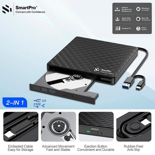 SMART PRO 2*1 DVDR (BLACK DIAMOND ) 2 IN 1