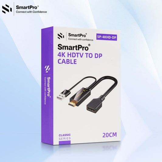 SmartPro 4K HDMI to DisplayPort (DP) Converter