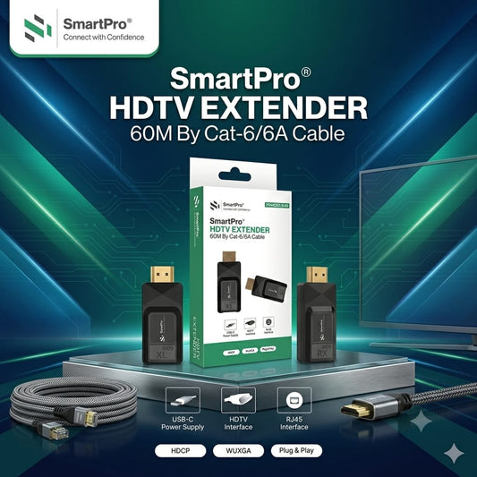 SmartPro HDMI Extender Slim 60 Meter