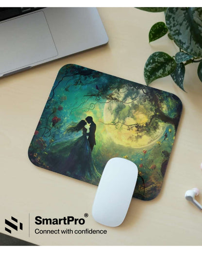 SmartPro Mouse Pad with Stitched Border – Switch Design (Mixed Colours)