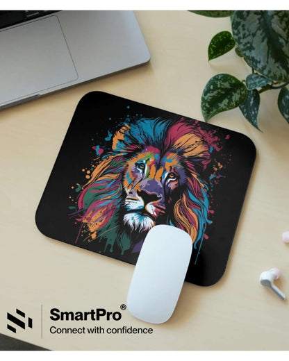 SmartPro Mouse Pad with Stitched Border – Switch Design (Mixed Colours)