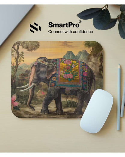 SmartPro Mouse Pad with Stitched Border – Switch Design (Mixed Colours)