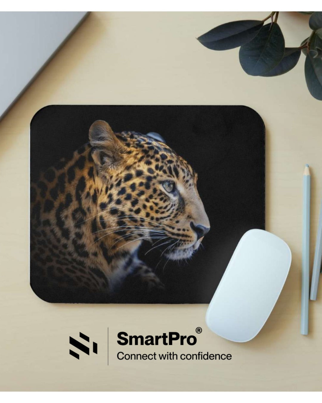 SmartPro Mouse Pad with Stitched Border – Switch Design (Mixed Colours)
