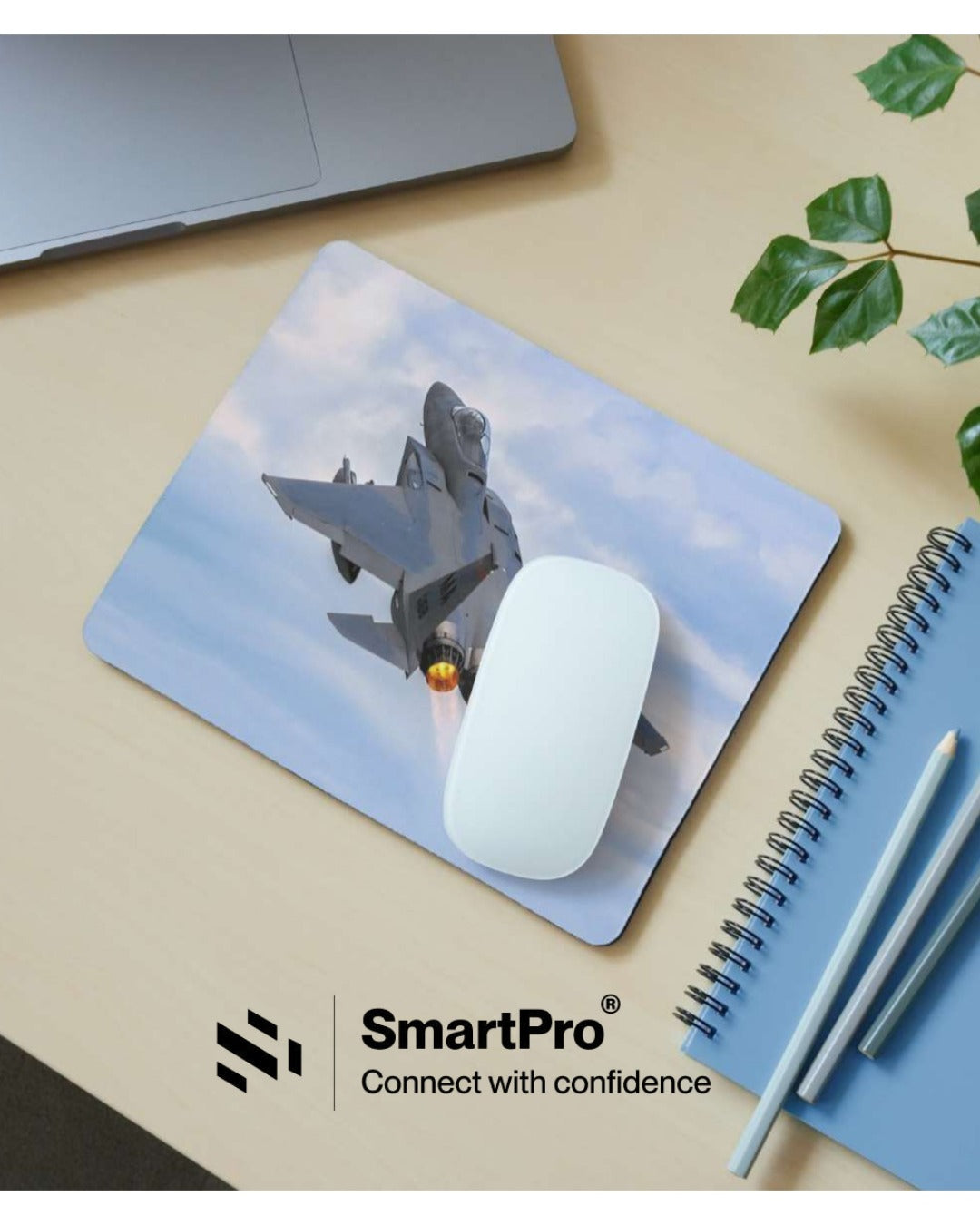 SmartPro Mouse Pad with Stitched Border – Switch Design (Mixed Colours)