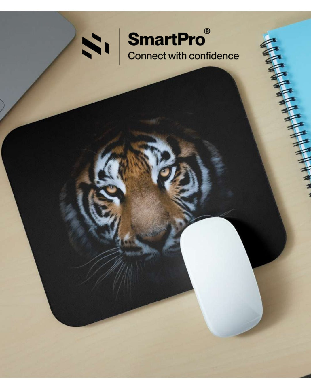 SmartPro Mouse Pad with Stitched Border – Switch Design (Mixed Colours)