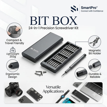 SmartPro 24 in 1 Precision Screwdriver Tool Kit
