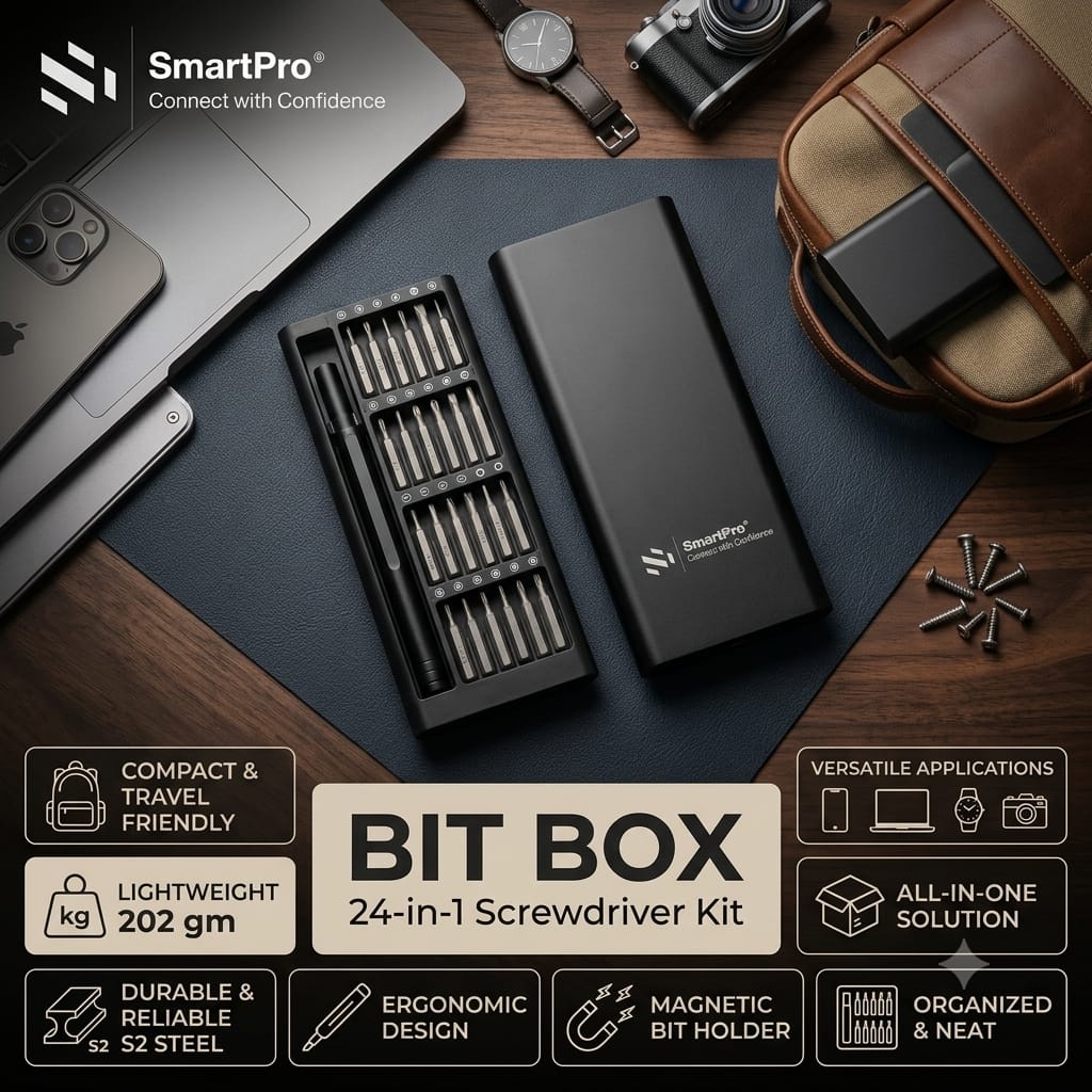 SmartPro 24 in 1 Precision Screwdriver Tool Kit