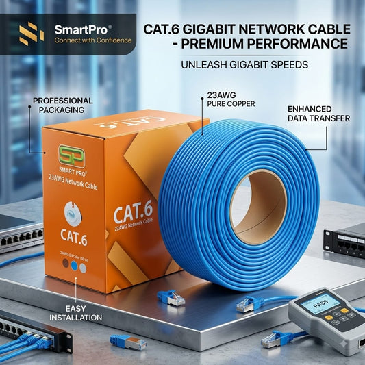 SmartPro CAT6 Cable Blue (Box)