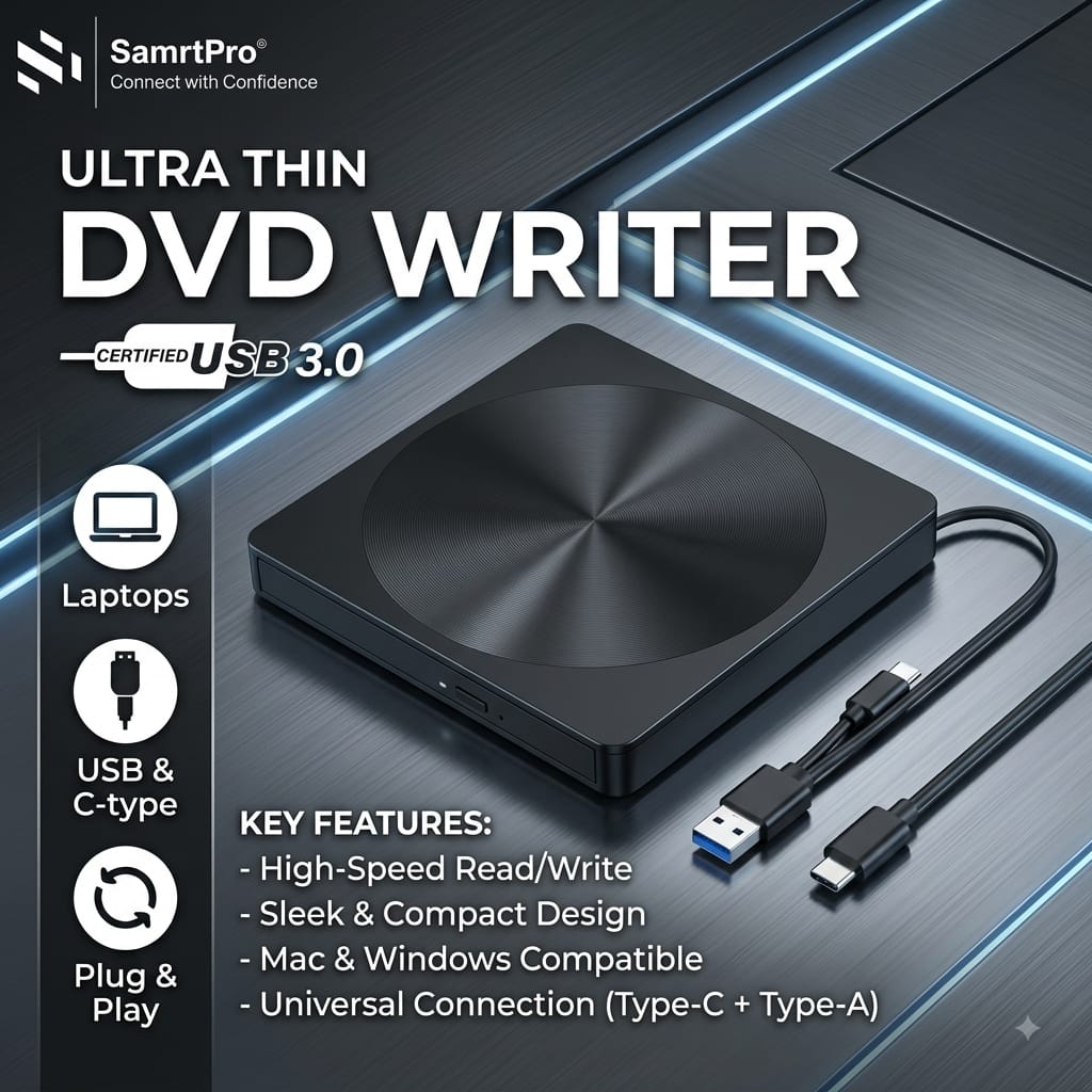 SMART PRO 2*1 DVDR (BLACK -CD) 2 IN 1