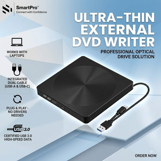 SMART PRO 2*1 DVDR (BLACK -CD) 2 IN 1